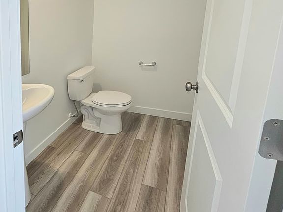 powder room next to mudroom