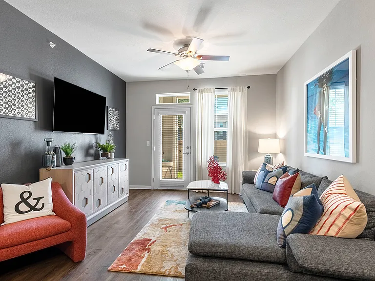 Spacious Living Room at The Retreat in Corpus Christi, TX - Relax & Unwind