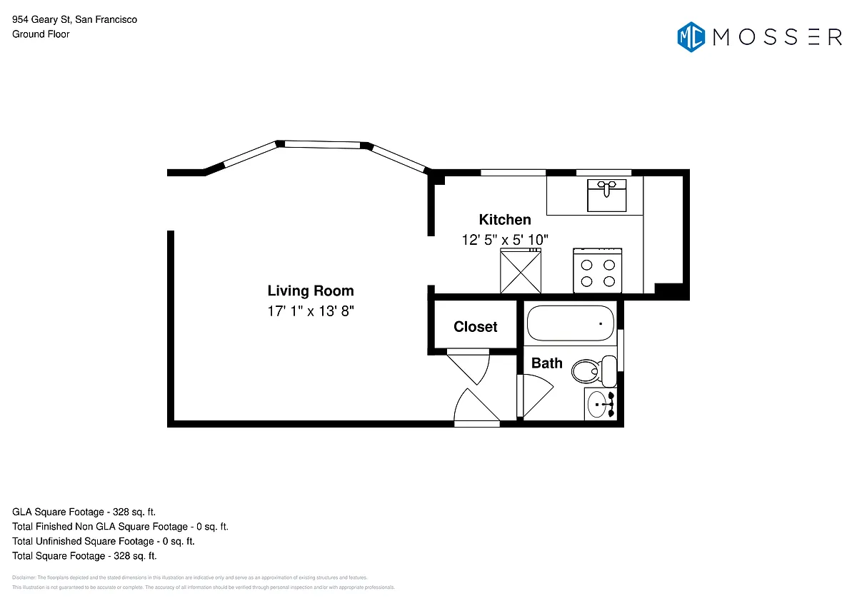 Floor plan Studio C