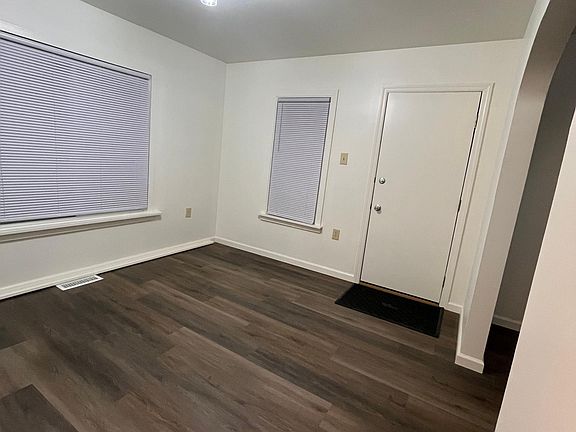 Front entrance into the dining/living area.