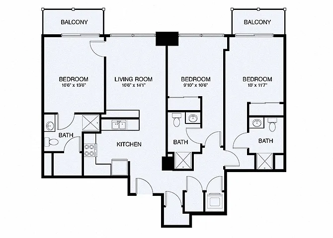 Floor plan C1