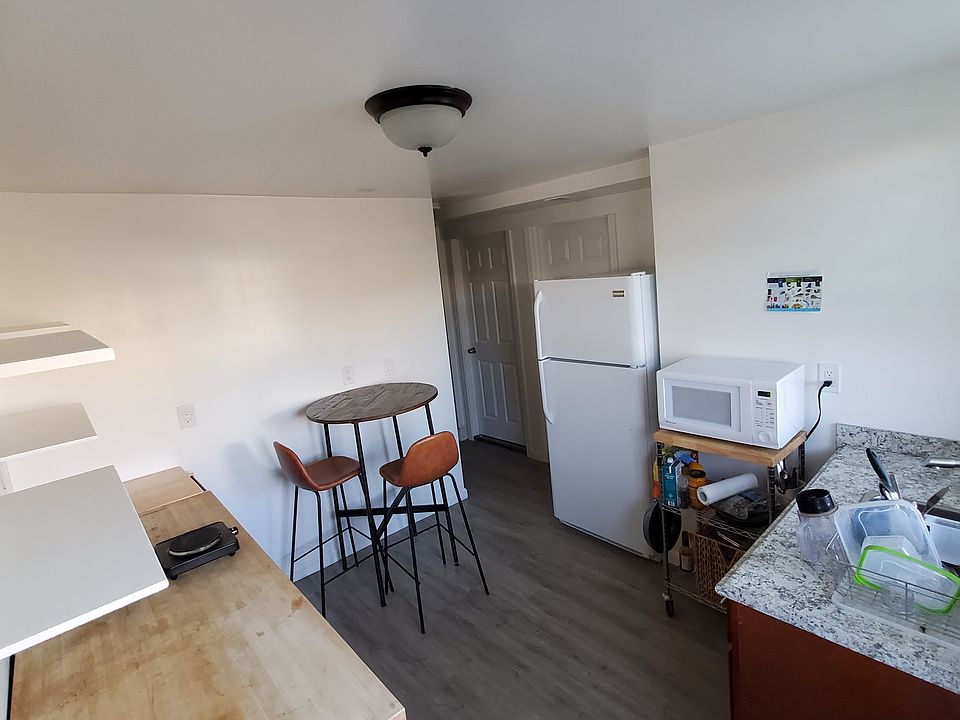 View of the kitchenette, standing at entrance into unit.