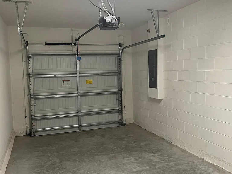 One car covered garage