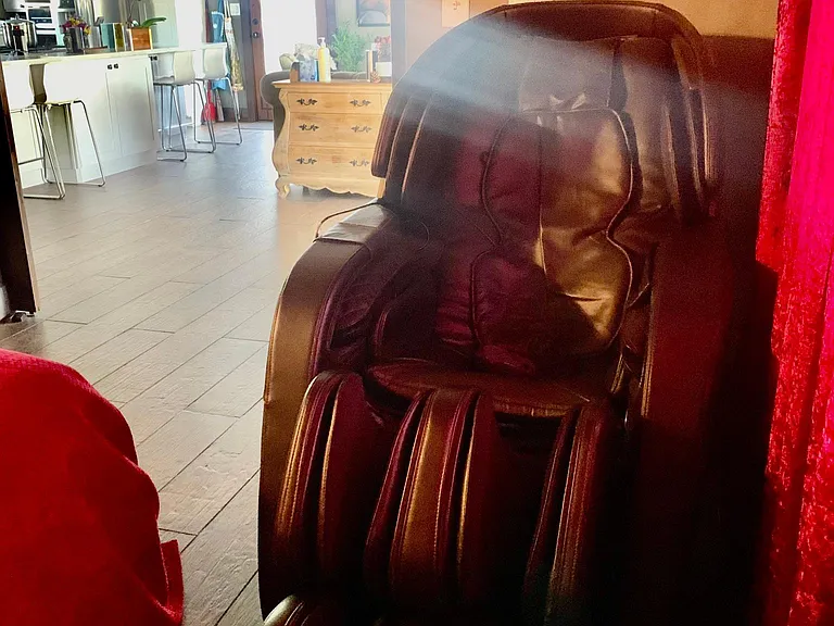 massage Chair located in the bedroom