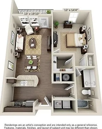 1 Bedroom | 1 Bath | 785 SF 1 Bedroom | 1 Bath | 785 SF