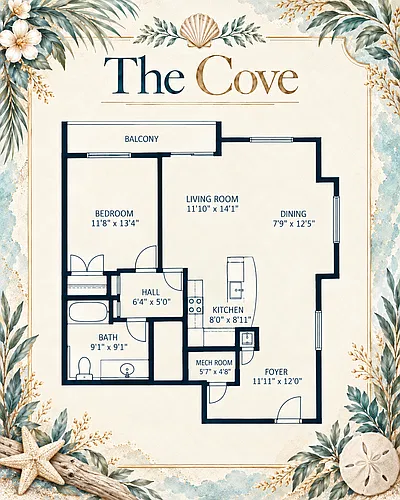Floor plan The Cove