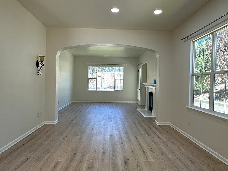 living and family rooms