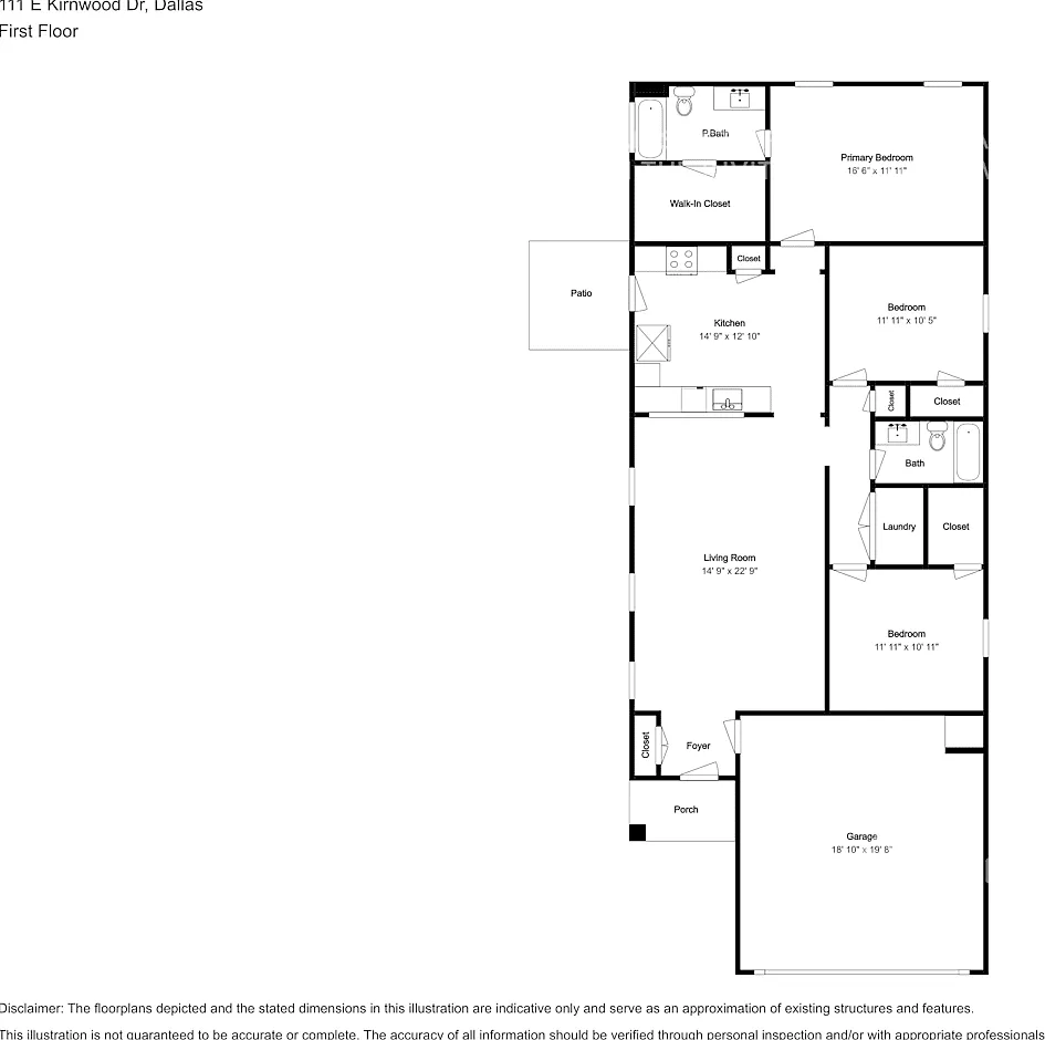 111 E Kirnwood Dr Dallas, TX 75241 — Photo 2