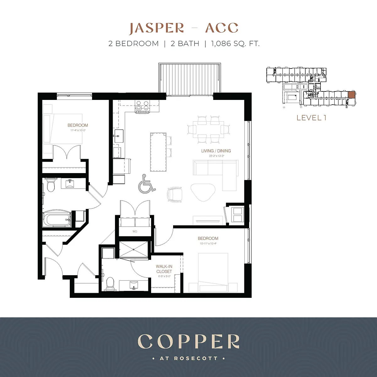 Floor plan Jasper - Acc