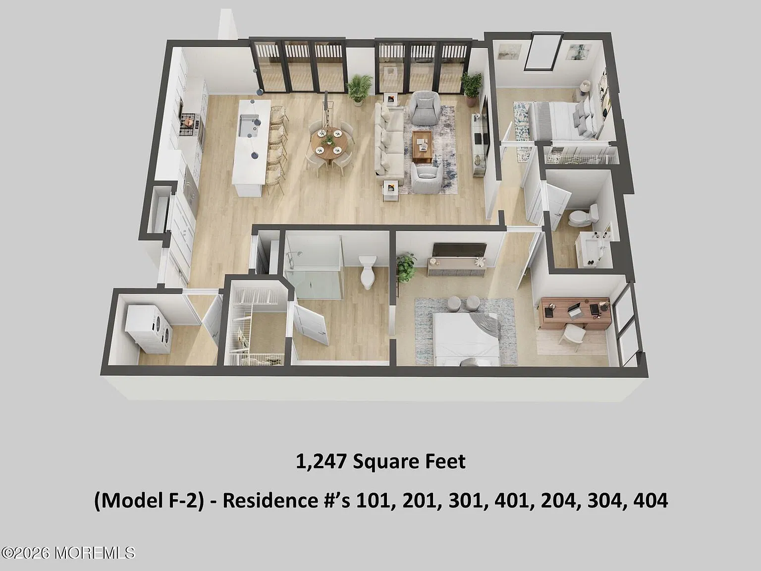 2 bed, 1247 sqft, $4,200 — Photo 3