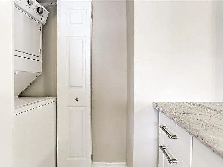 Washer and dryer installed in kitchen in 2019