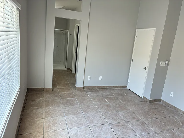 Master bedroom with bath