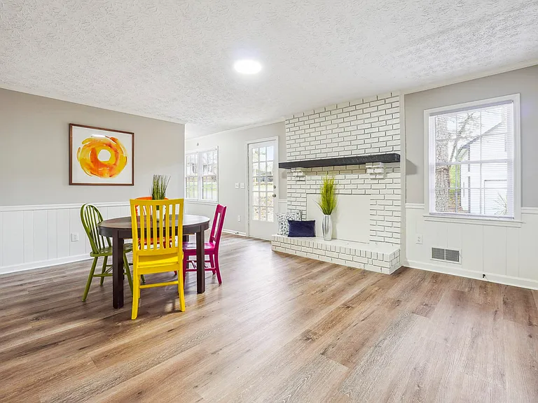 Common area with table and chairs
