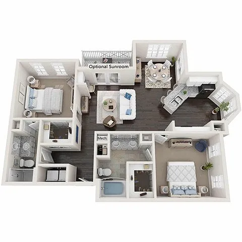 Floor plan Caldecott
