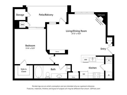 Floor plan The Woodlands