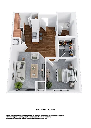 Floor plan One Bedroom