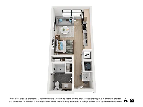 Floor plan Studio - S1