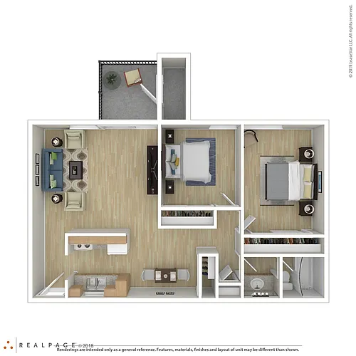 Floor plan 2x2VTB
