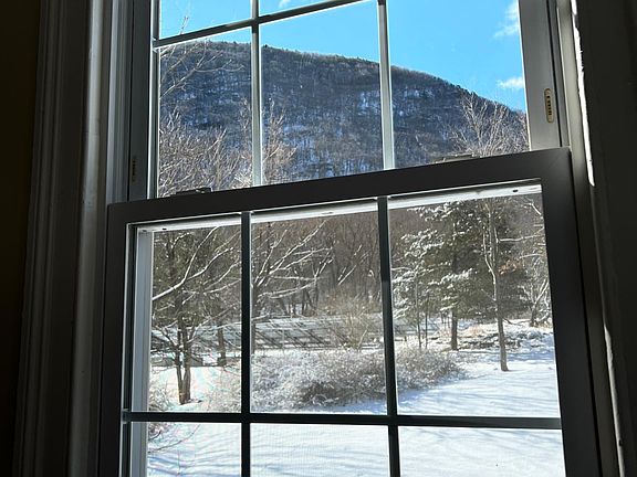 View from bedroom window.