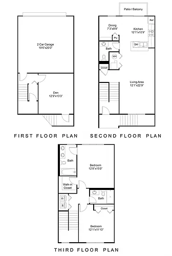 Floor plan Davey Townhome