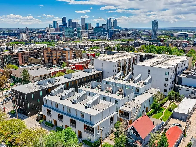 Aerial View of Townhomes