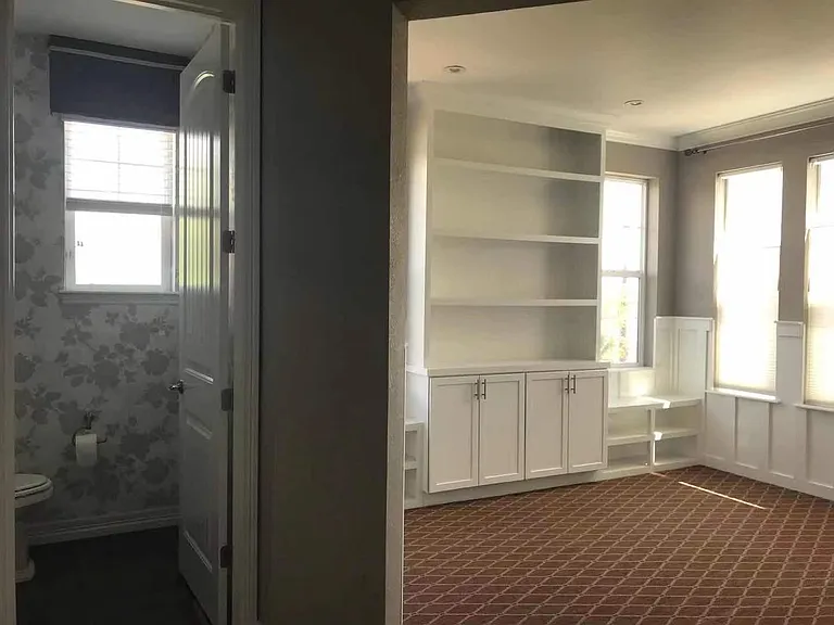 First floor bathroom & office