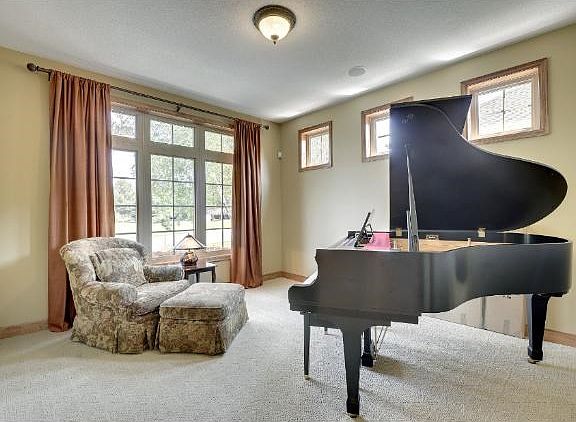 Great office or piano room off the front of the home.