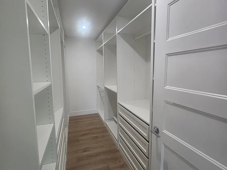 Master bedroom walk-in closet