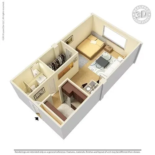Floor plan Studio