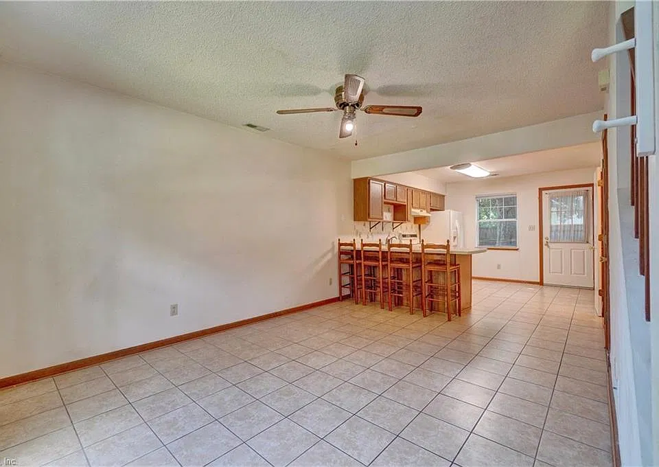 Unit A, pictured, is nice and open. Unit B has been renovated with LVT floors throughout