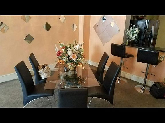 living and dining room painted white for your convenience. Dont mind tenants painting as long as it's re painted white upon leaving or $500 security fee.