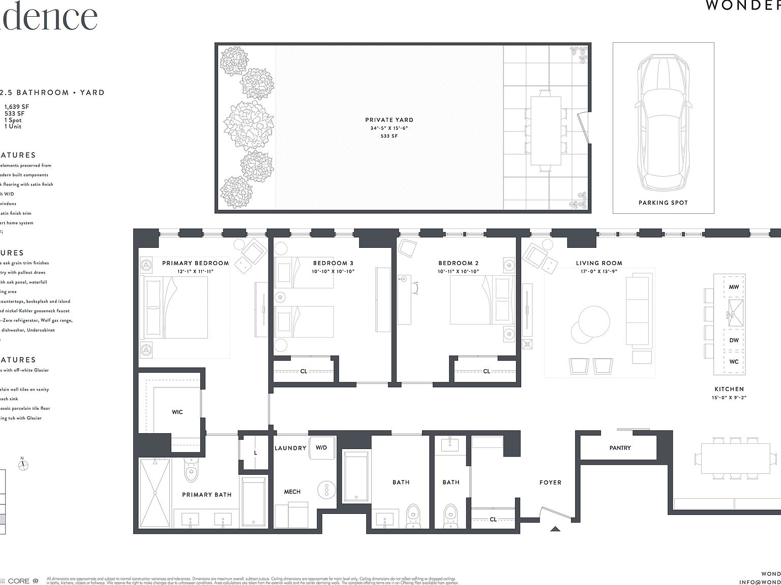 Residence 32 Plan, Wonder Lofts, Hoboken, NJ 07030 Zillow