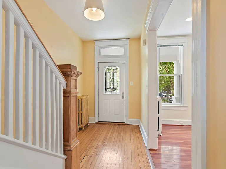 Entry foyer toward front door