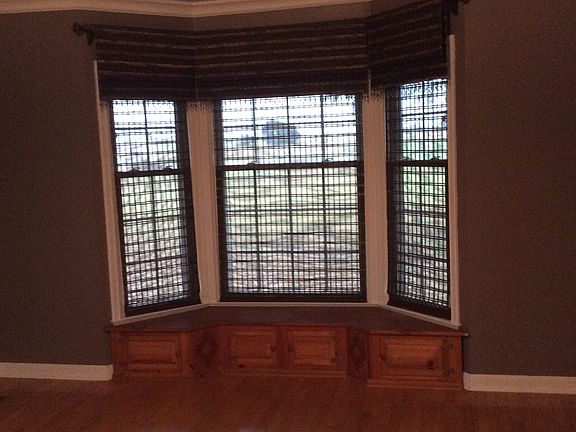 Bay window in living room 