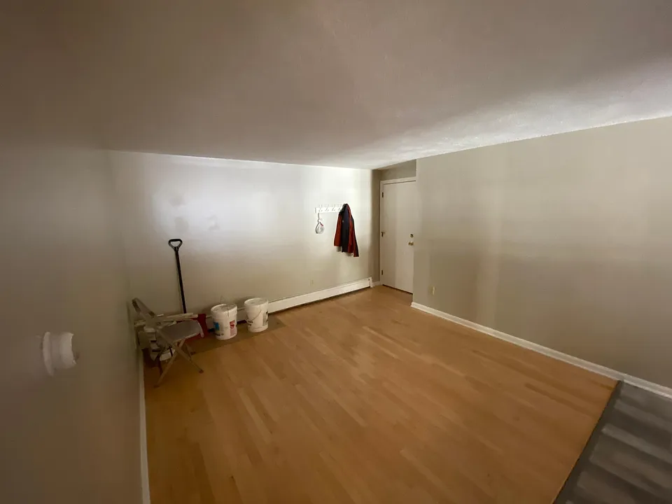 Freshly painted living room