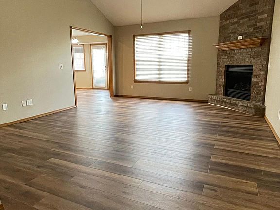 Very spacious living room with vaulted ceiling