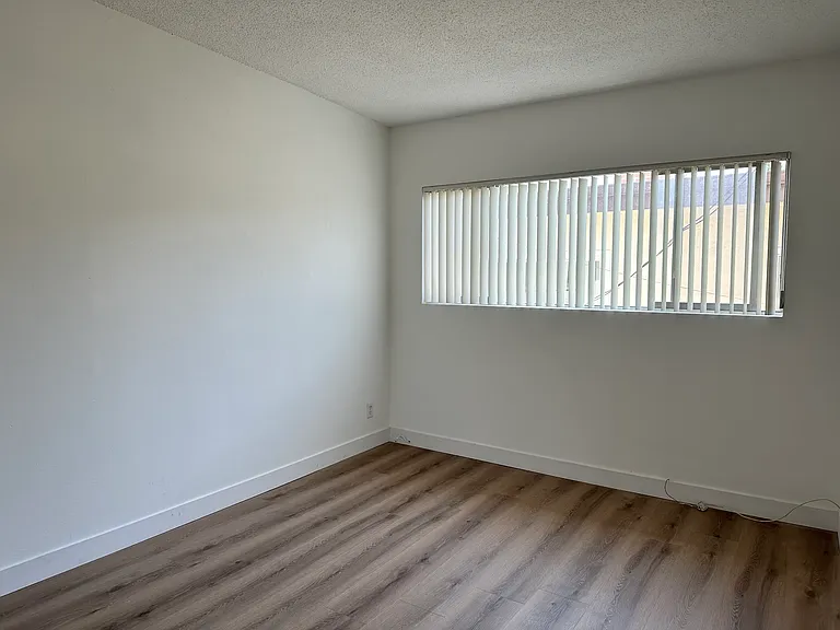 Bedroom with large window