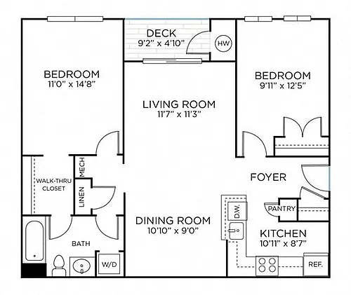 Floor plan Goshen - R