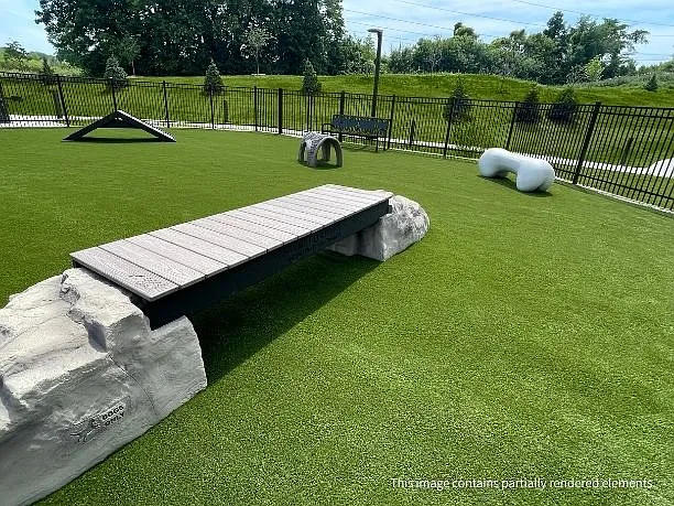 Enjoy private training areas!