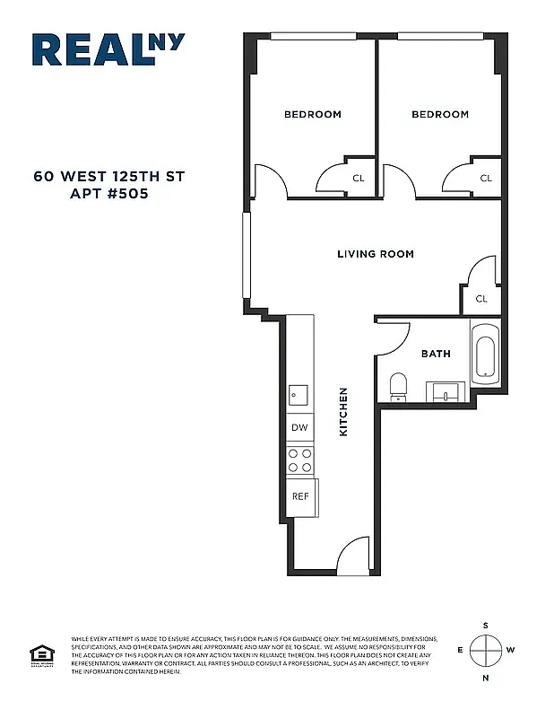 Photo 2 of 14 - 60 W 125th St #405 - Manhattan, NY Building Photo - 60 W 125th St #405