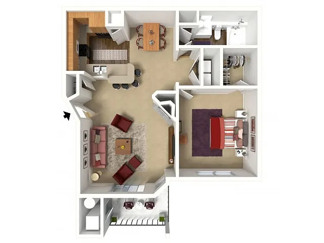 Floor plan Bridger