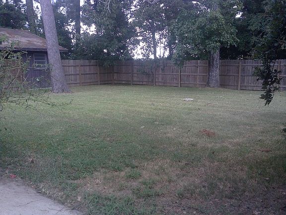 Fenced Back yard