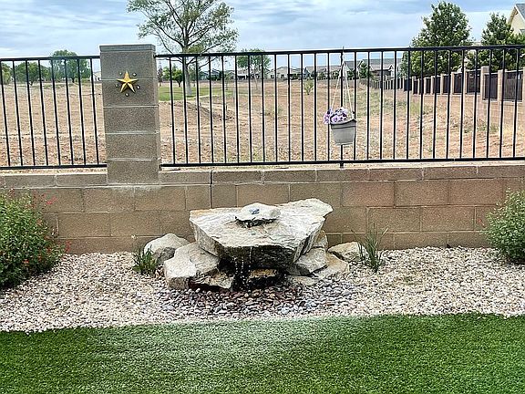 Back yard water feature