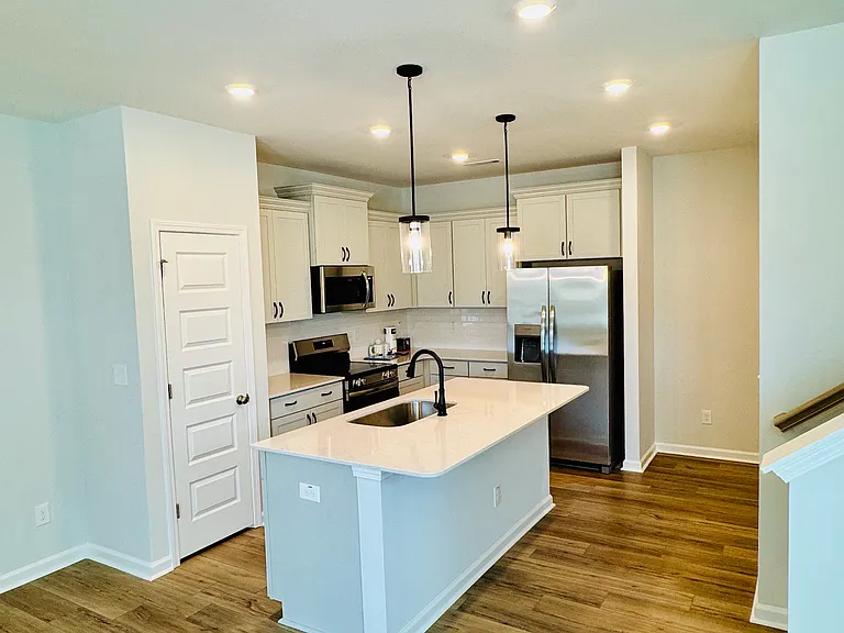 Kitchen View from Living area