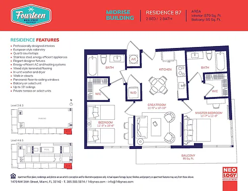 Floor plan B7