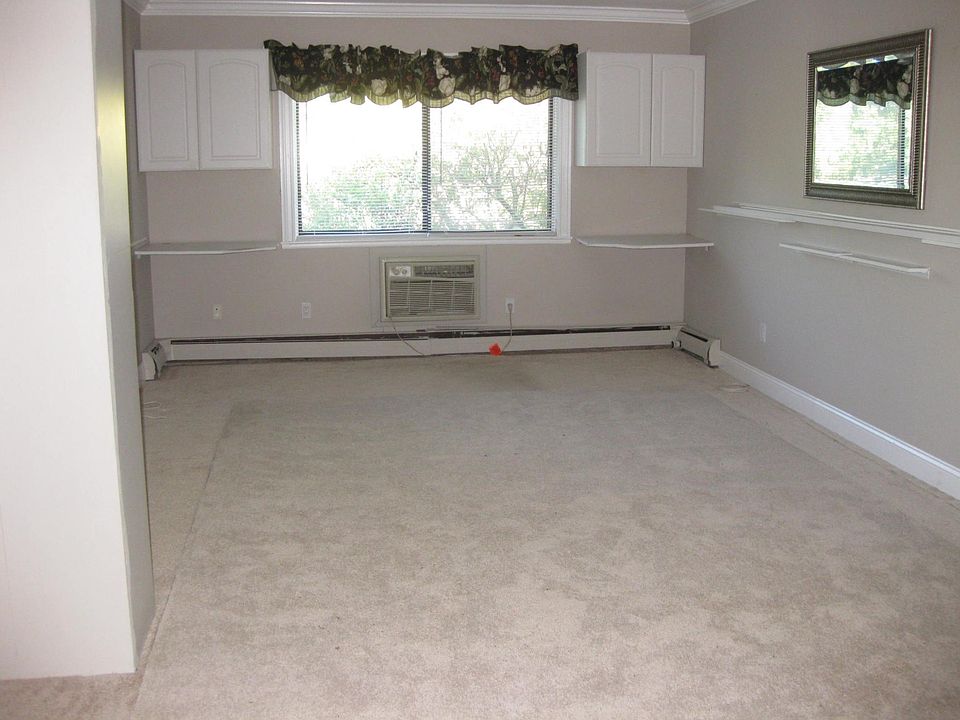 This is a Studio Condo. Living Room with slider window, two closets for clothes / storage and a pull down Murphy's Bed with Box Spring. You provide your own mattress.