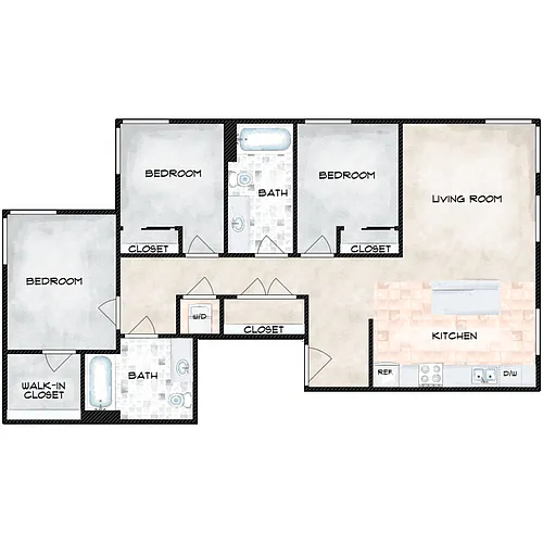 Floor plan D4