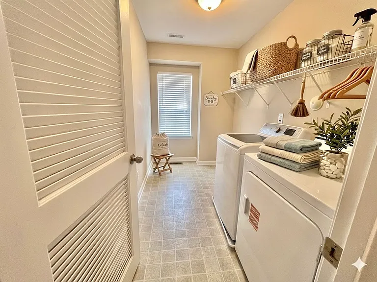 Upstairs Large Laundry -Virtually Staged
