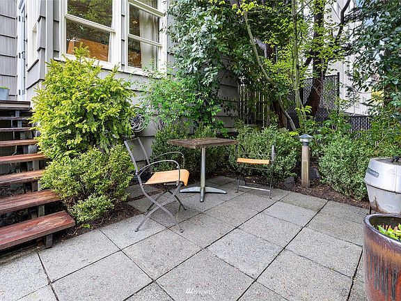 Private garden is unique in the city 