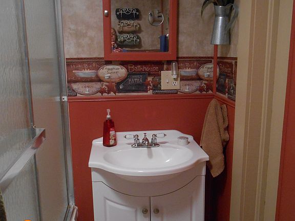 Bathroom off dining room